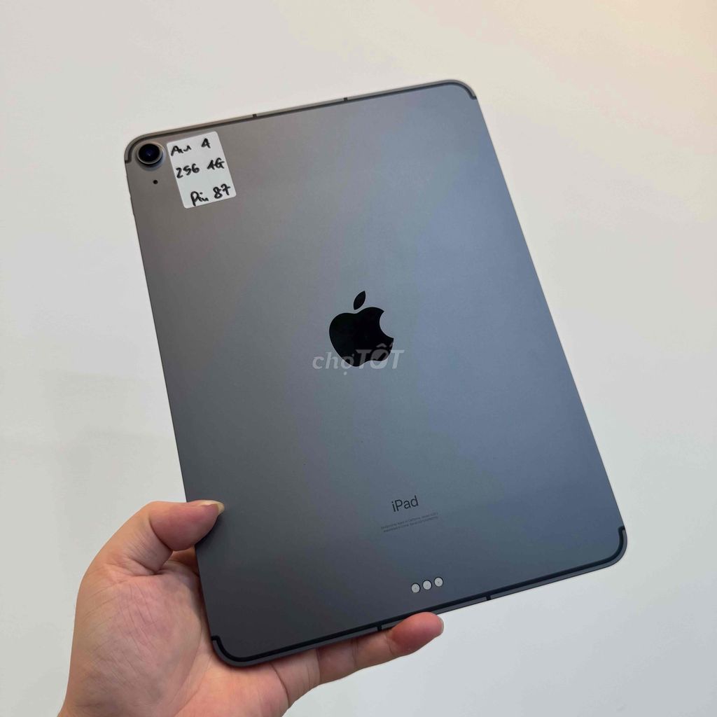 IPAD AIR 4 256GB WIFI + 4G, Gray 99% Pin 87%. Mua bán Máy tính bảng tại Quận Tân Bình Tp Hồ Chí Minh được đăng bởi Minh Tuấn hình 1