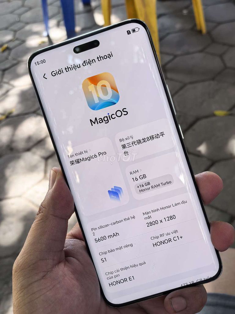 Honor Magic 6 Pro 16GB/512GB Trắng. Mua bán Điện thoại tại Quận Nam Từ Liêm Hà Nội được đăng bởi TẠP HÓA ĐIỆN THỌAI TÀU hình 1