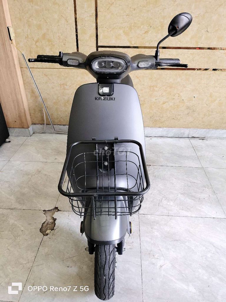 Xe điện Kazuki Xám, Mới 2025, Bình Sạc Đủ