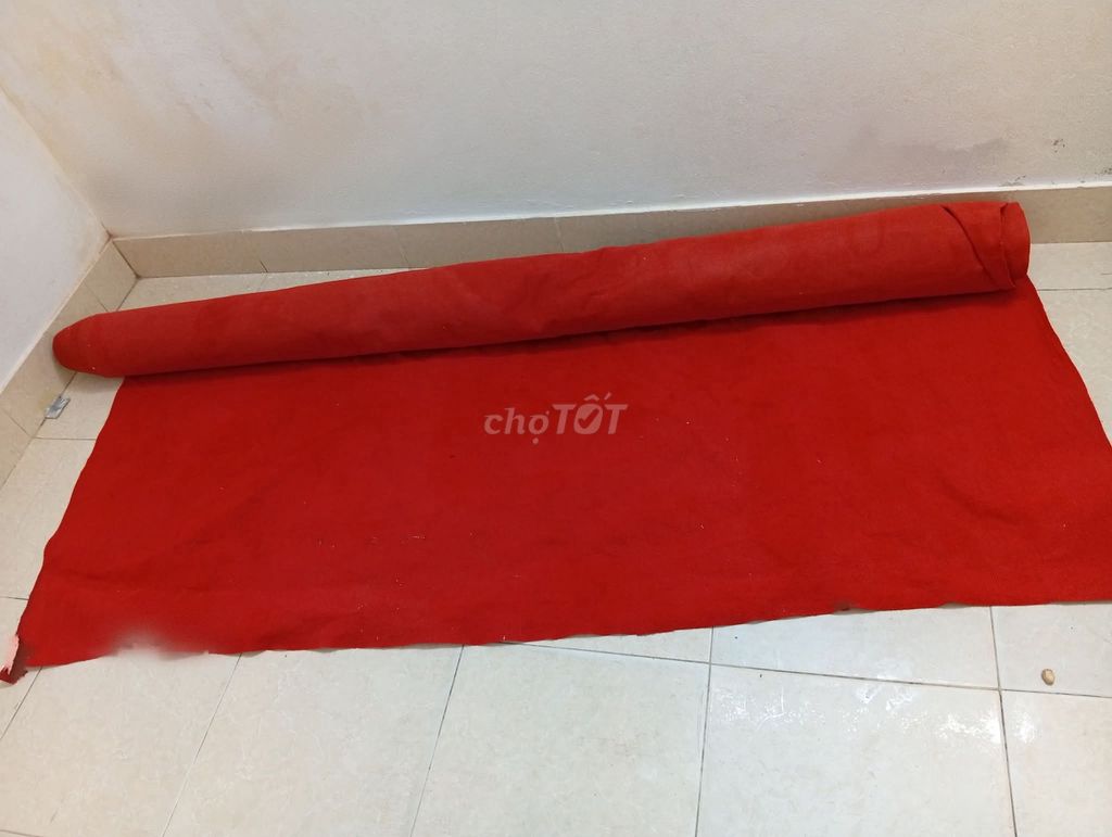 Thảm nỉ đỏ 200m đã qua sử dụng. Mua bán Giường, chăn ga gối nệm tại Quận Long Biên Hà Nội được đăng bởi Quản thanh hòa hình 1