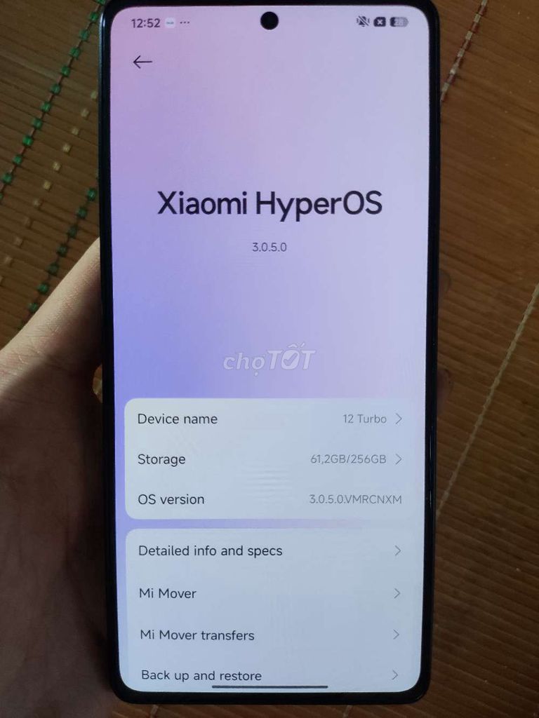 Redmi Note 12 Turbo . Mua bán Điện thoại tại Quận Hải Châu Đà Nẵng được đăng bởi Thànhh hình 1