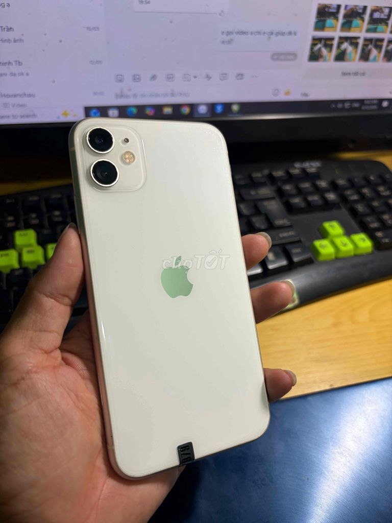 Apple iPhone 11 128GB Trắng Đã sử dụng. Mua bán Điện thoại tại Huyện Tây Sơn Bình Định được đăng bởi Tan Tay Son hình 1