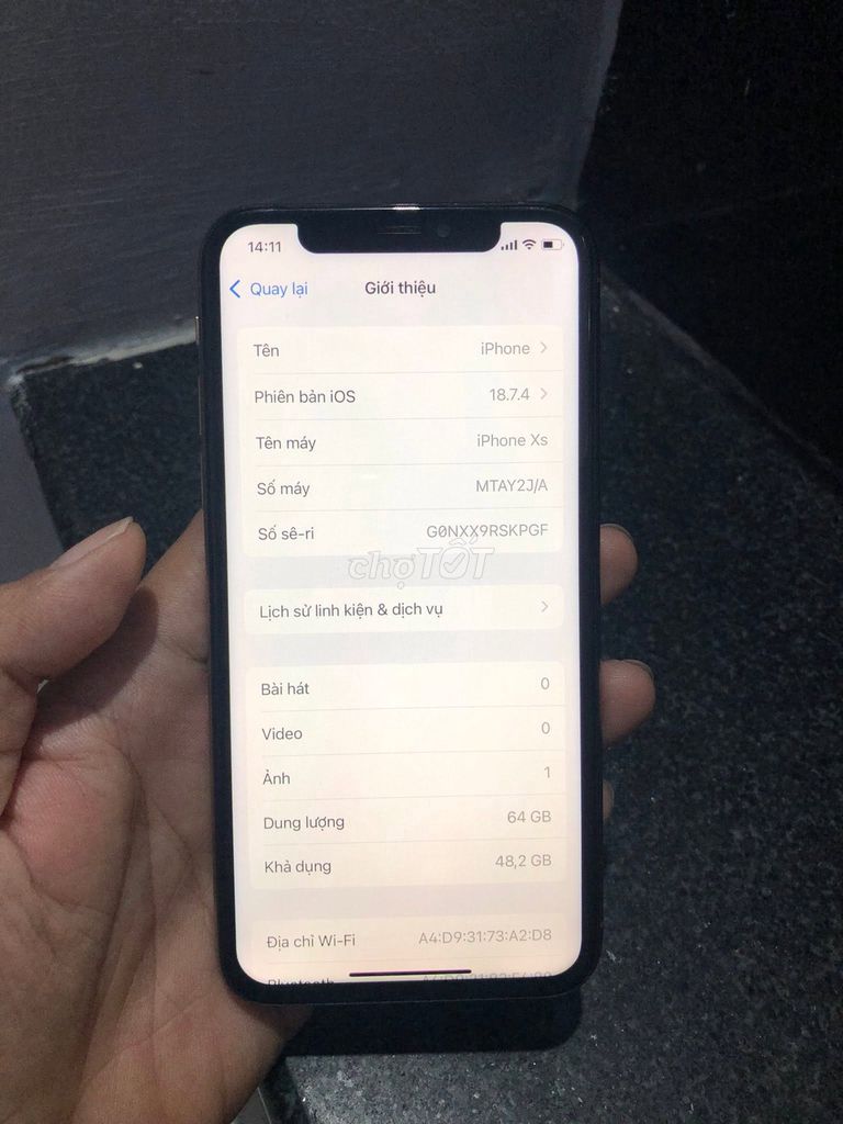 Apple iPhone Xs 64GB Vàng 95%. Mua bán Điện thoại tại Quận 4 Tp Hồ Chí Minh được đăng bởi Hội Đồ Điện Tử hình 1