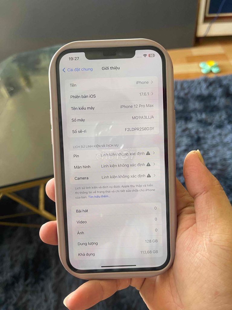 Apple iPhone 12 Pro Max 128GB. Mua bán Điện thoại tại Thành phố Buôn Ma Thuột Đắk Lắk được đăng bởi Lê Đức Hoà hình 1