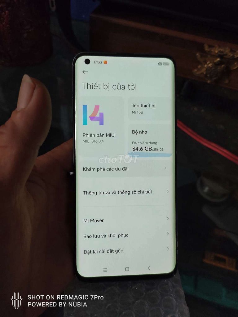 Xiaomi Mi 10s 256GB Đen. Mua bán Điện thoại tại Thành phố Biên Hòa Đồng Nai được đăng bởi B T Tài hình 1