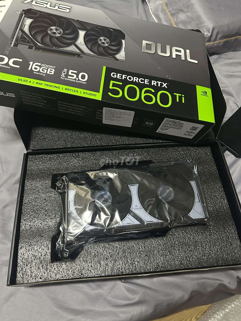 Card đồ họa Asus Dual 5060Ti 16GB GDDR7. Mua bán Linh kiện (RAM, Card...) tại Quận Bình Tân Tp Hồ Chí Minh được đăng bởi Hàng rong  hình 1