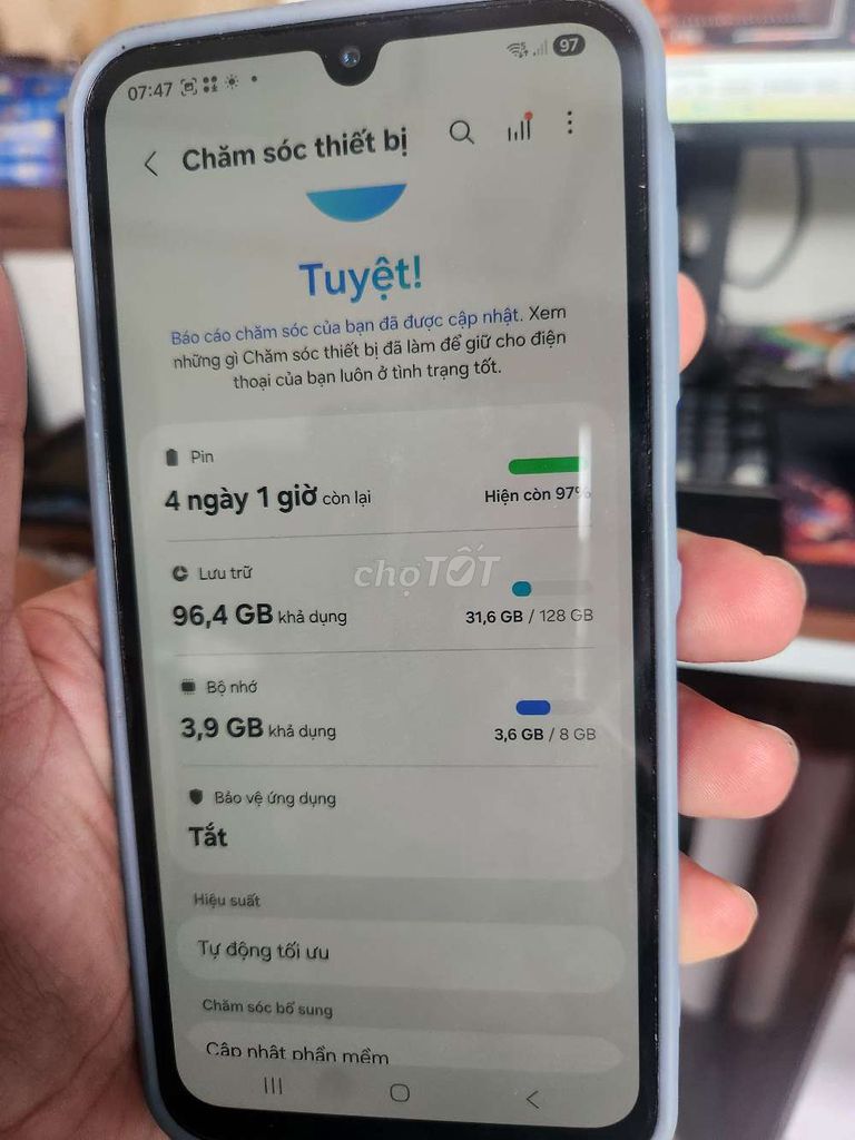 Samsung Galaxy A15 5G 128GB Xanh. Mua bán Điện thoại tại Huyện Hoa Lư Ninh Bình được đăng bởi Trần Đức Phước hình 1