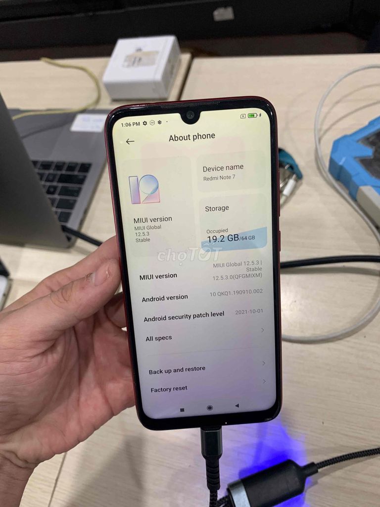 Xiaomi Redmi Note 7 64GB Đỏ. Mua bán Điện thoại tại Quận Bình Thạnh Tp Hồ Chí Minh được đăng bởi Ngô Xuân Hy  hình 1