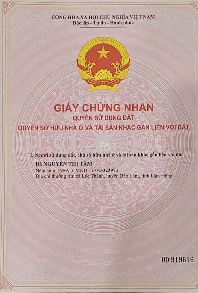 ĐẤT CẦN BÁN