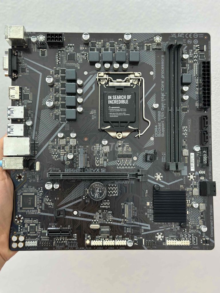 Bo mạch chủ Gigabyte B560M D2VX SI LGA 1200. Mua bán Linh kiện (RAM, Card...) tại Huyện Thanh Oai Hà Nội được đăng bởi Hồng Hải hình 1