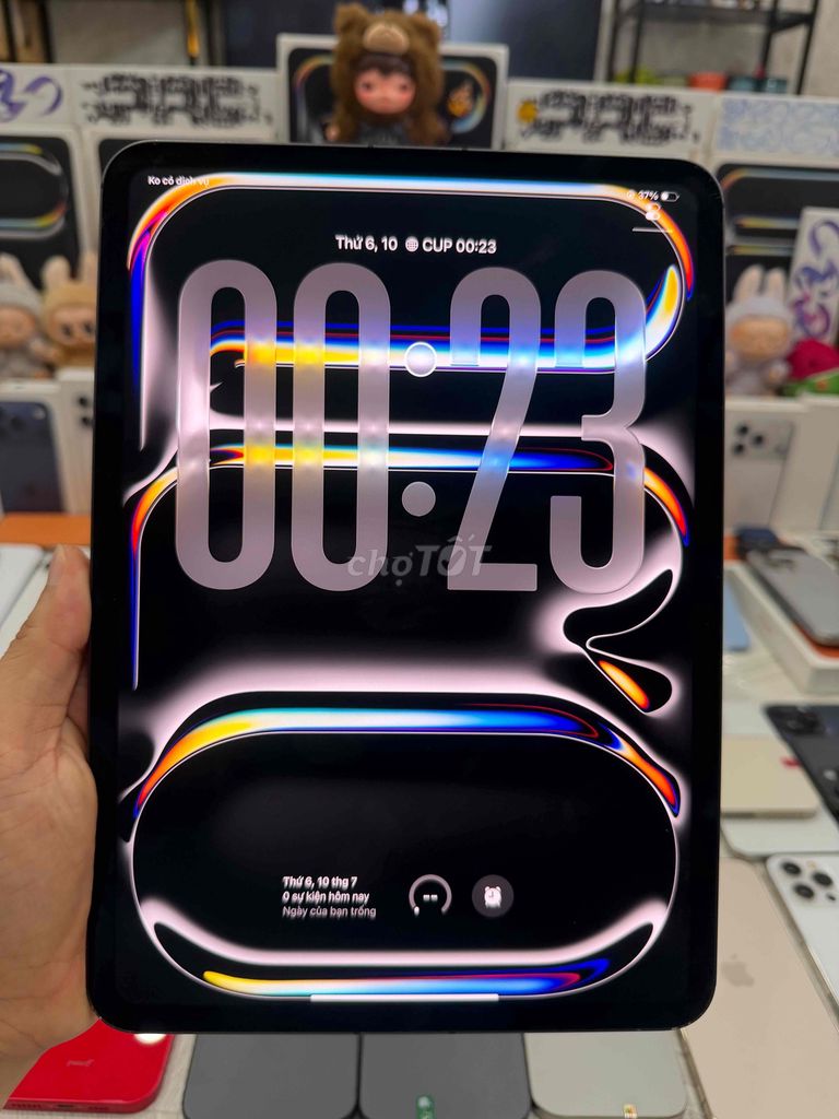 iPad Pro 11" M4 1000GB + 5G Màn NaNO Pin 89 Zin áp. Mua bán Máy tính bảng tại Thành phố Thủ Đức Tp Hồ Chí Minh được đăng bởi Táo Uy Tín Chuyên Cung Cấp Sỉ Và Lẻ Tuyển Công Tác Viên hình 1