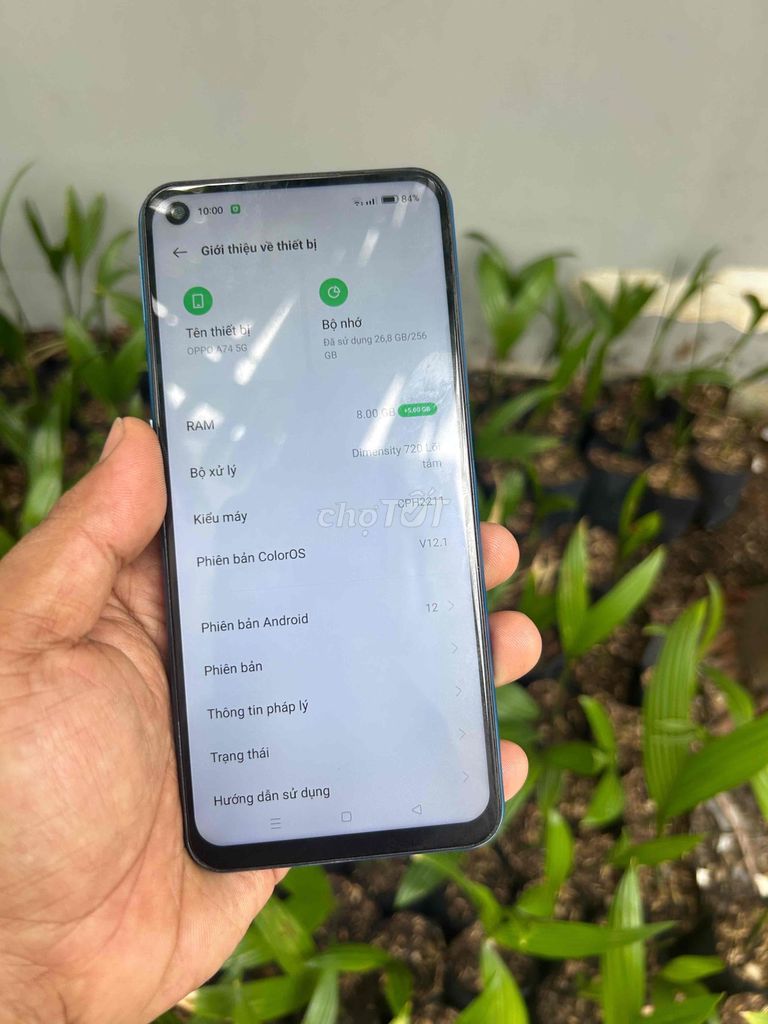 OPPO A74 5G 256GB Xanh. giao lưu. ipad. Mua bán Điện thoại tại Quận Tân Phú Tp Hồ Chí Minh được đăng bởi house hình 1