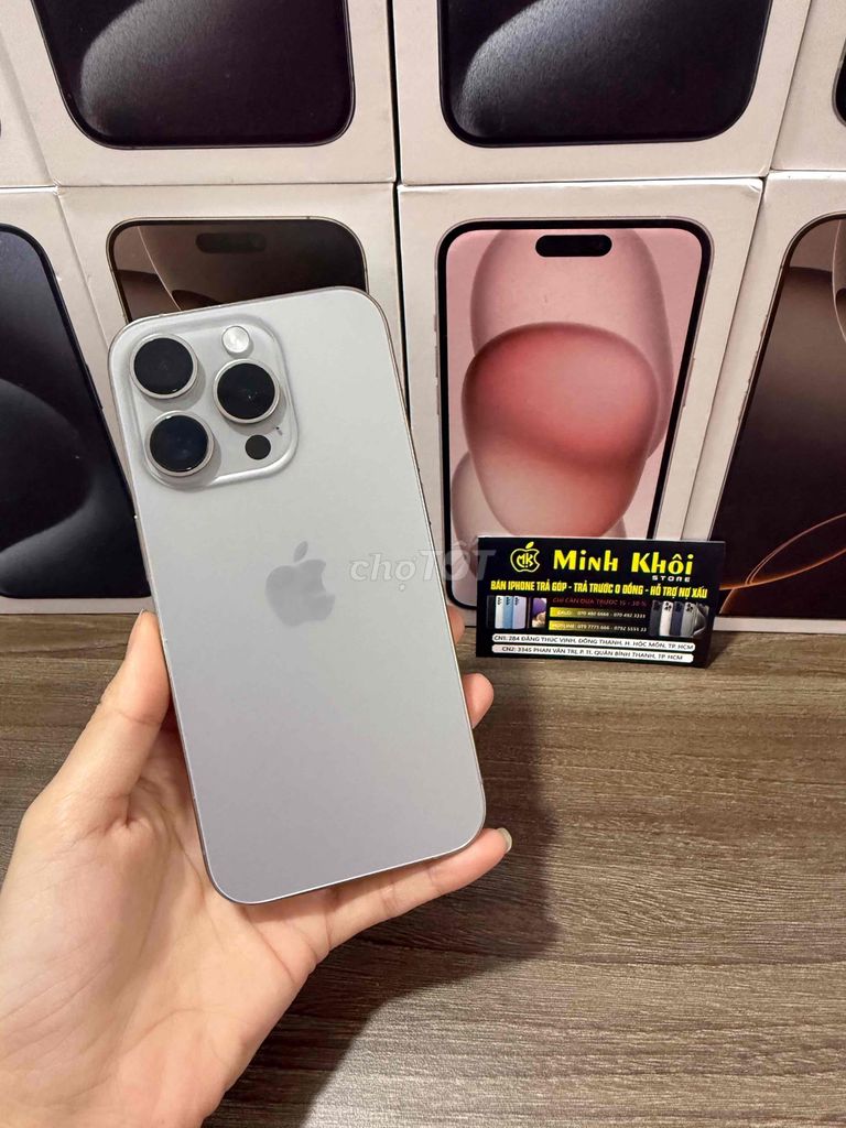 iPhone 15 Pro 128GB LL/a - Góp bao duyệt. Mua bán Điện thoại tại Quận Bình Thạnh Tp Hồ Chí Minh được đăng bởi Minh Khôi store hình 1
