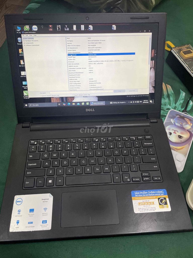 Dell Inspiron 3443 i5-5200U. Mua bán Laptop tại Quận Đống Đa Hà Nội được đăng bởi Hồng hình 1