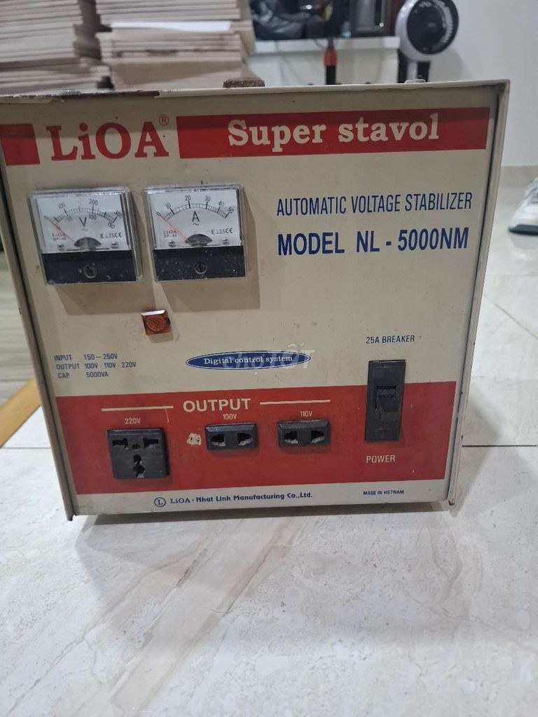 Ổn áp Lioa NL-5000NM Trắng. Mua bán Đồ chuyên dụng, Giống nuôi trồng tại Quận Nam Từ Liêm Hà Nội được đăng bởi Trần Anh hình 1