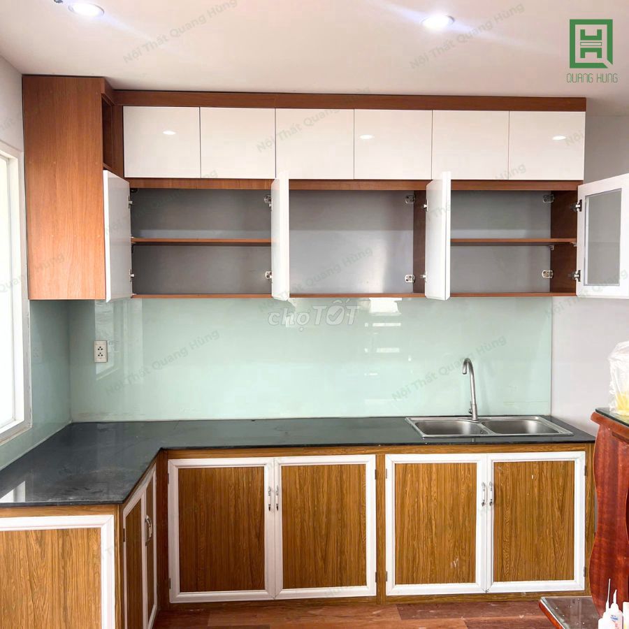 TỦ BẾP NHỰA PVC CÁNH ACRYLIC - TỦ BẾP NHỤA - TỦ. Mua bán Tủ, kệ gia đình tại Quận Tân Bình Tp Hồ Chí Minh được đăng bởi LÊ VĂN HÙNG hình 1