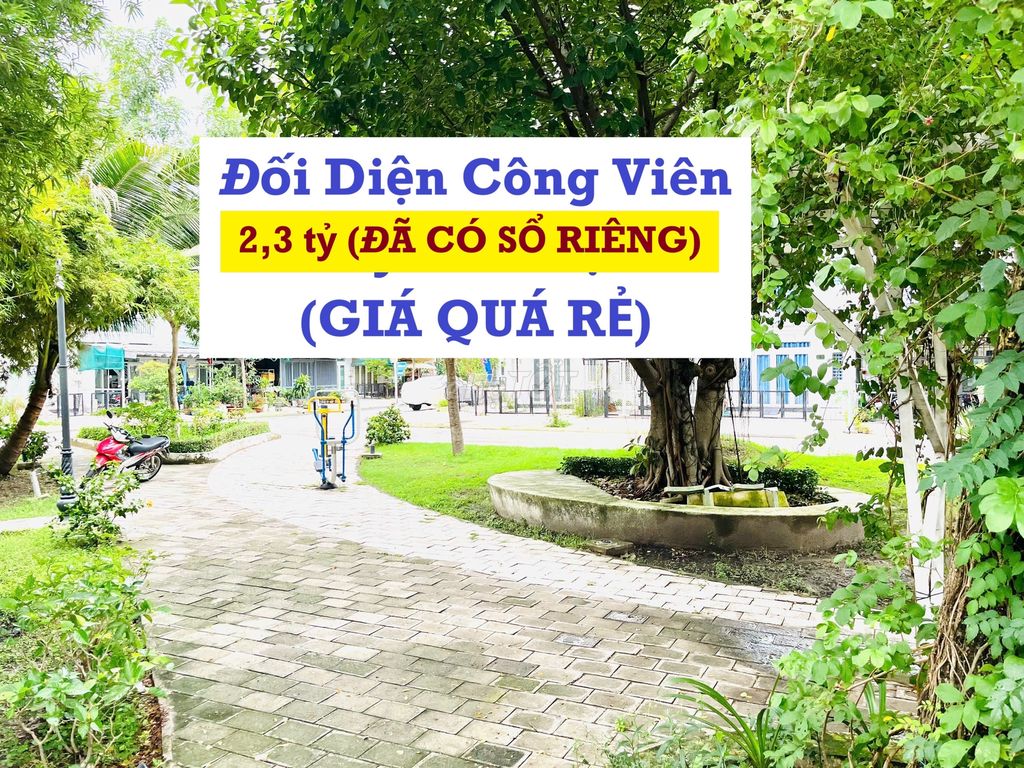 CĂN CUỐI 75m2 (5x15m). SỔ HỒNG RIÊNG (View Công Viên)