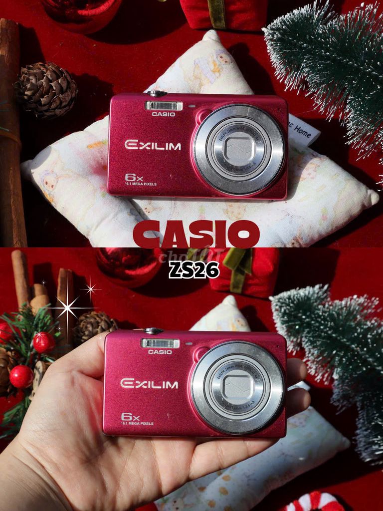 Máy ảnh Casio EX-ZS26 -Hồng Ruby. Mua bán Máy ảnh, Máy quay tại Quận Bình Tân Tp Hồ Chí Minh được đăng bởi Nyy Chan hình 1