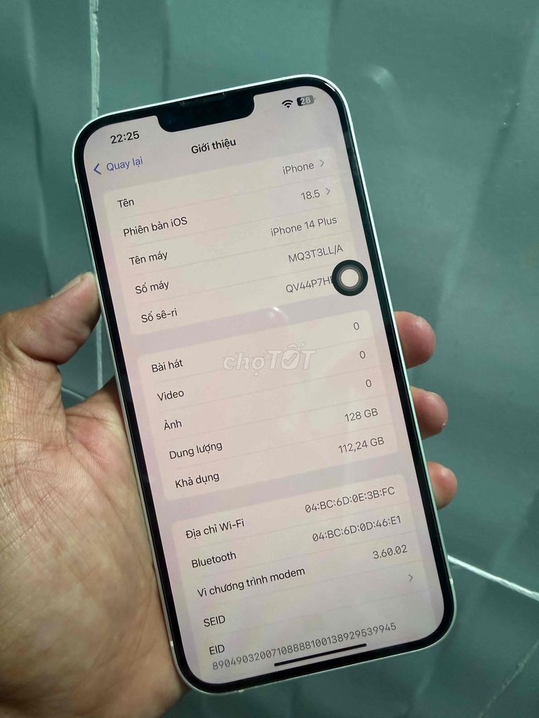 iphone 14 plus 128gb quốc tế. Mua bán Điện thoại tại Thành phố Tây Ninh Tây Ninh được đăng bởi cầm đồ  hình 1