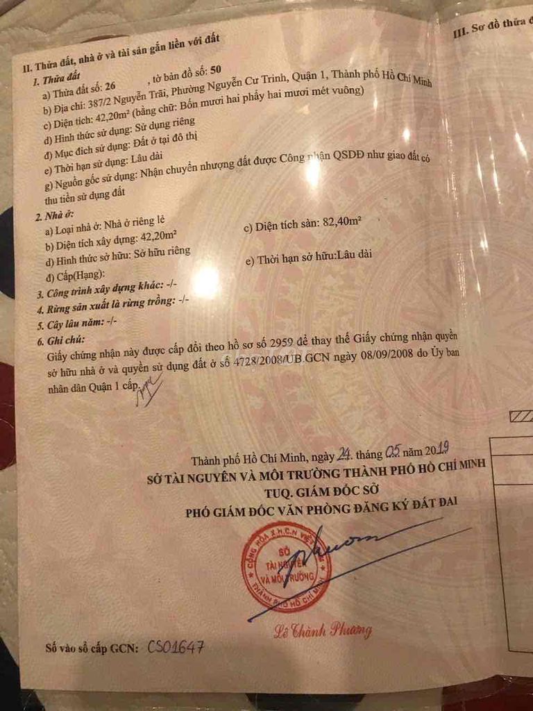 CẦN BÁN NHÀ CHÍNH CHỦ.. Mua bán nhà ở tại Quận 1 Tp Hồ Chí Minh được đăng bởi Hàng kho tổng hợp giá rẻ hình 3