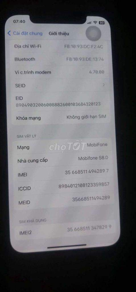 Lên đời cần bán 12pro. 256gb. Mua bán Điện thoại tại Quận Sơn Trà Đà Nẵng được đăng bởi Thư hình 1