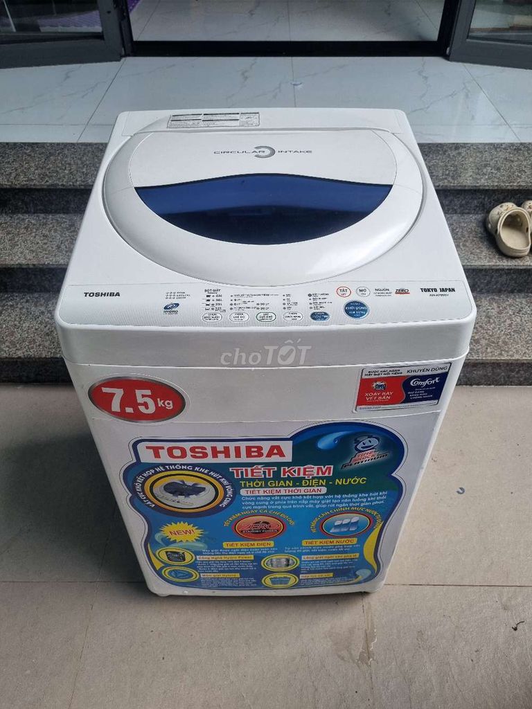 Máy giặt Toshiba 7.5kg. Mua bán Máy giặt tại Thị xã Tân Uyên Bình Dương được đăng bởi Điện Máy Thanh Lý  hình 1