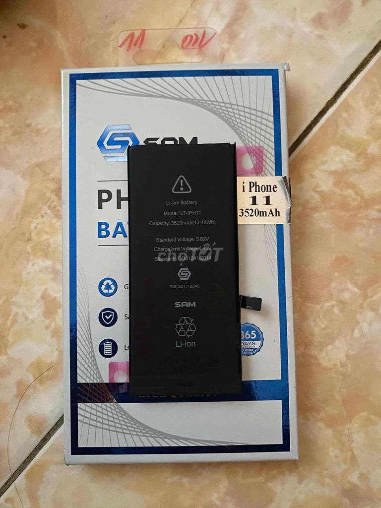 Pin điện thoại SAM iPhone 11. Mua bán Linh kiện (RAM, Card...) tại Quận 7 Tp Hồ Chí Minh được đăng bởi Hi to ry đế hình 1