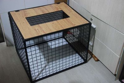 Chuồng mèo khung sắt kích thước 60x50x46