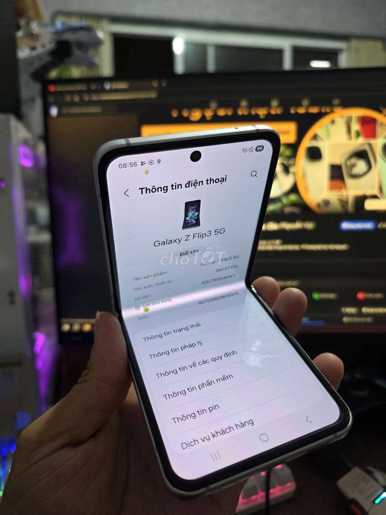 Samsung Z Flip3 (8/256) Sieu Chống cháy. Mua bán Điện thoại tại Thành phố Buôn Ma Thuột Đắk Lắk được đăng bởi Nguyễn Ngọc Nhật hình 1