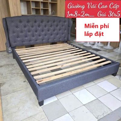 Giường ngủ bọc vải 1m8x2m tồn kho cao cấp. Mua bán Giường, chăn ga gối nệm tại Quận Gò Vấp Tp Hồ Chí Minh được đăng bởi Đoàn Thanh Nhàn