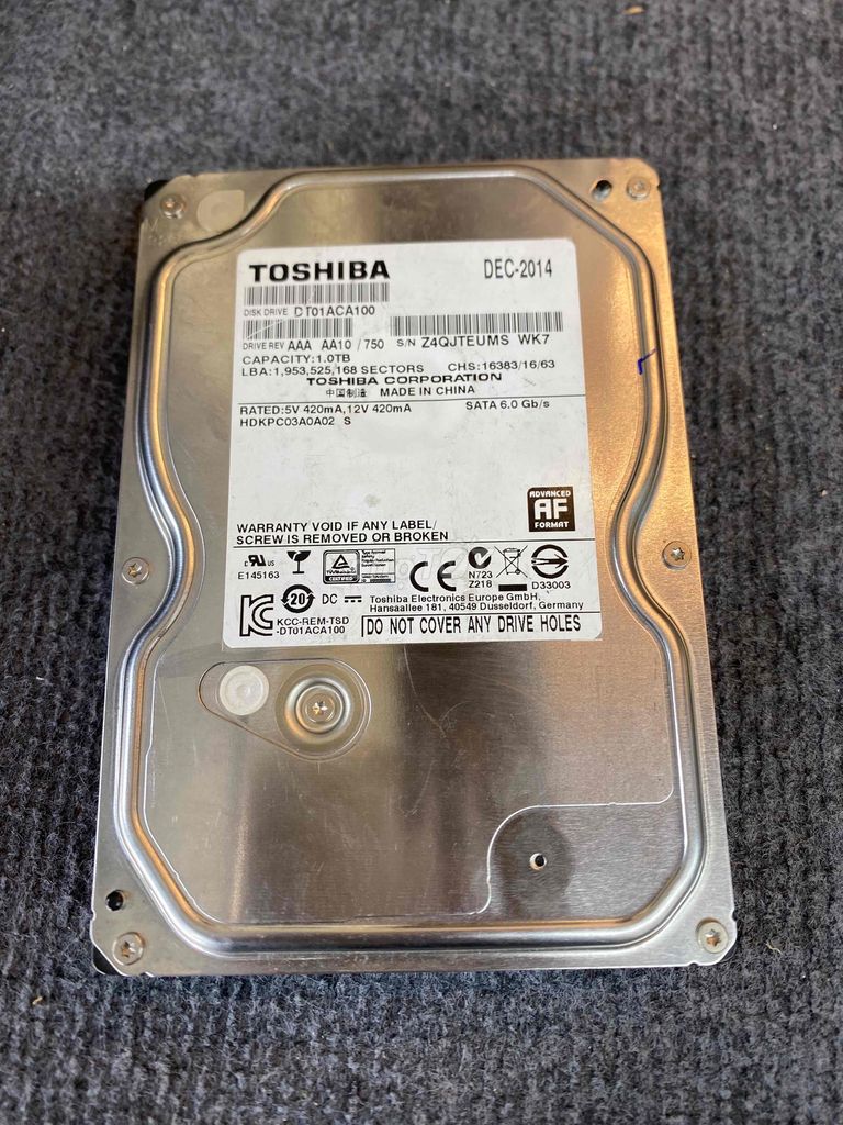 Ổ cứng pc 750Gb xài ngon