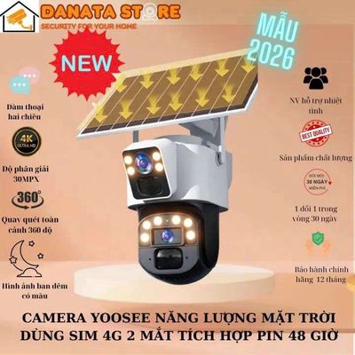 Camera Yoosee 12MP 4G Năng lượng mặt trời. Mua bán Máy ảnh, Máy quay tại Quận Bình Thuỷ Cần Thơ được đăng bởi Trần Ngọc Giám