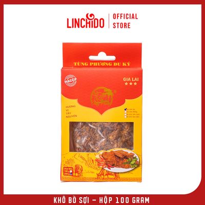 Khô Bò Sợi - Đặc Sản Gia Lai - Hộp 100 Gram