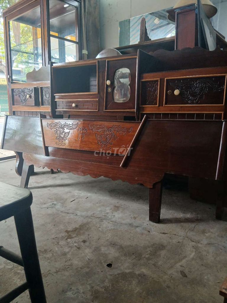 Giường ngủ 1m8x2m. Mua bán Giường, chăn ga gối nệm tại Huyện Nhà Bè Tp Hồ Chí Minh được đăng bởi  cô ba hình 1