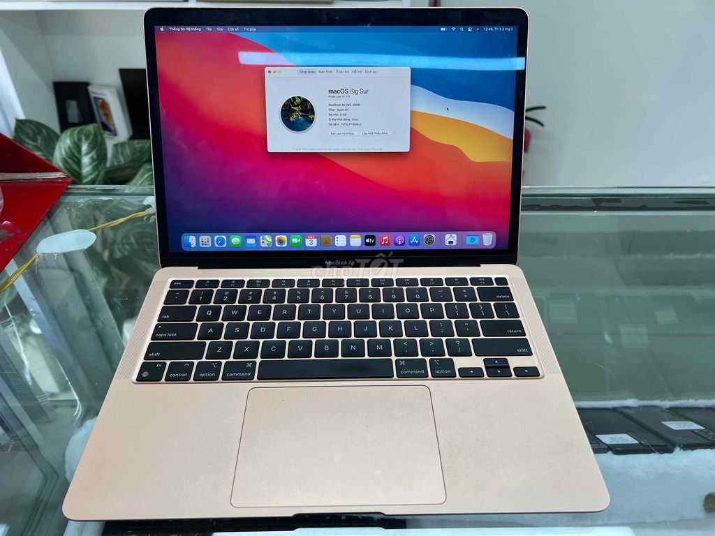 Apple MacBook Air M1 13.3 inch 8GB/256GB. Mua bán Laptop tại Thành phố Đà Lạt Lâm Đồng được đăng bởi HPSTORE ĐÀ LẠT hình 1