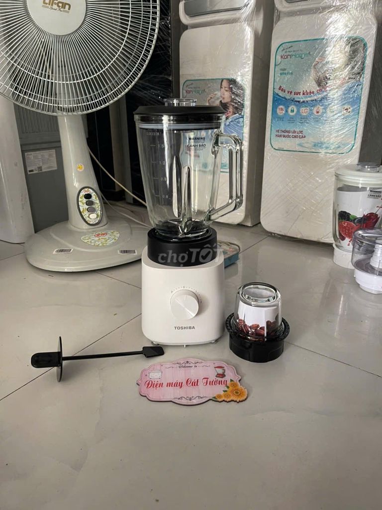 Máy xay sinh tố Toshiba BL-70GR1UV 600w thủy tinh. Mua bán Bếp, lò, đồ điện nhà bếp tại Huyện Bình Chánh Tp Hồ Chí Minh được đăng bởi Điện Máy Cát Tường hình 1