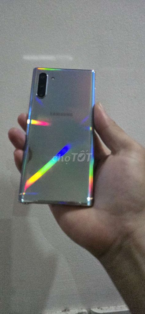 Samsung Galaxy Note 10 256GB Bạc đa sắc nứt kính. Mua bán Điện thoại tại Quận Hải Châu Đà Nẵng được đăng bởi phan quân hình 1