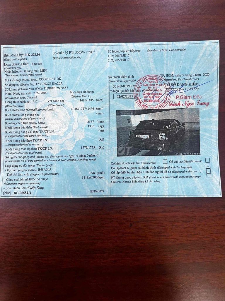 🇬🇧 MINICooperS sx2022 odo 22.000 km. Mua bán Ô tô tại Quận Tân Bình Tp Hồ Chí Minh được đăng bởi Nguyễn Văn Lâm hình 17
