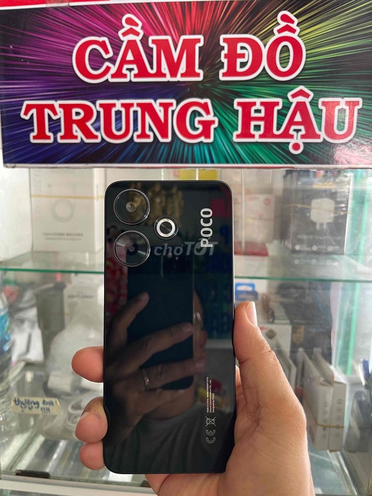 Xiaomi Poco M6 128GB đẹp 99% còn bảo hành 22/10/26. Mua bán Điện thoại tại Quận Ninh Kiều Cần Thơ được đăng bởi CẦM ĐỒ TRUNG HẬU   hình 1