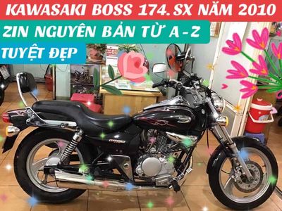 KAWASAKI BOSS 174.SX 2010,ZIN 100%.ODO 9K .CỰC ĐẸP. Mua bán Xe máy tại Quận Phú Nhuận Tp Hồ Chí Minh được đăng bởi MOTO LUU THANH HAI  77A