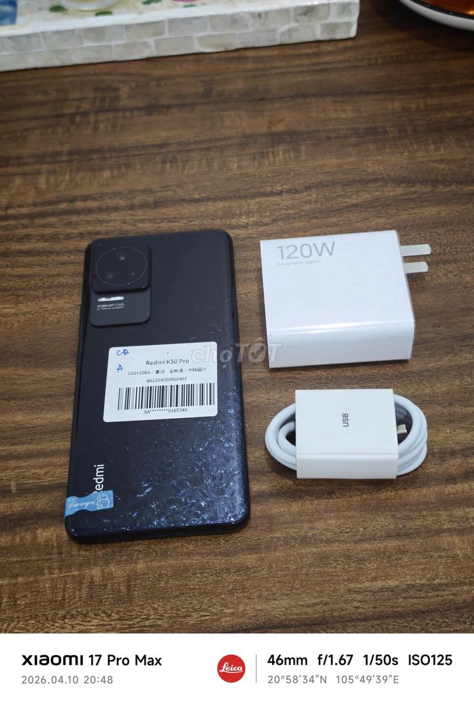 Xiaomi Redmi K50 Pro 12/256 sạc 120w có ship COD. Mua bán Điện thoại tại Quận Hoàng Mai Hà Nội được đăng bởi Trần Ngọc Hiếu hình 1