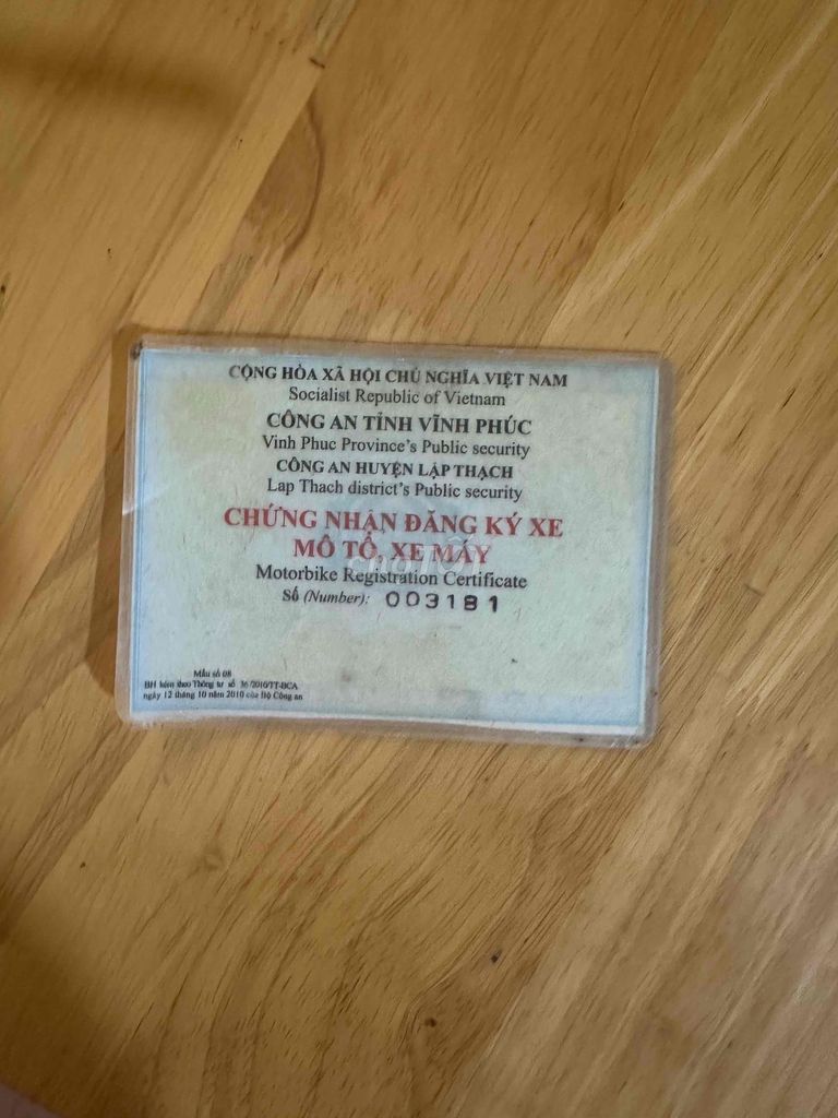 em cần bán xe do k có nhu cầu sd nửa ạ. Mua bán Xe máy tại Thành phố Phúc Yên Vĩnh Phúc được đăng bởi Nguyễn Đoàn Thái Bảo hình 6