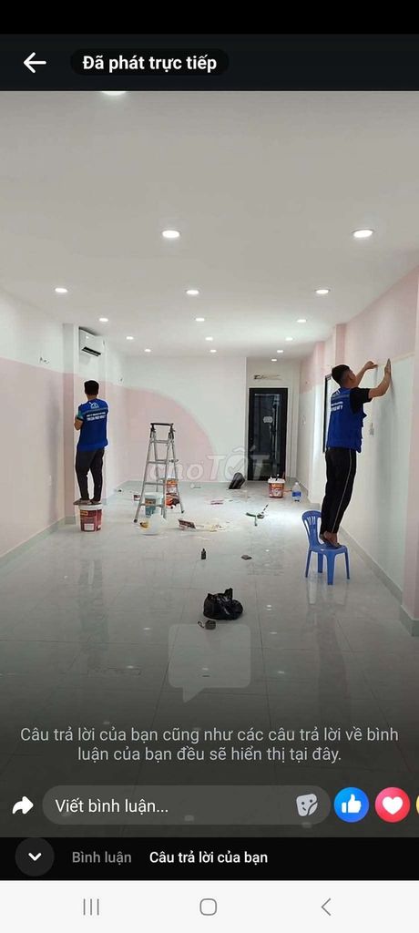 Dịch vụ sơn nước chống thấm,giá cả ***. Dịch vụ tại Thành phố Thuận An Bình Dương được đăng bởi le thanh hình 1