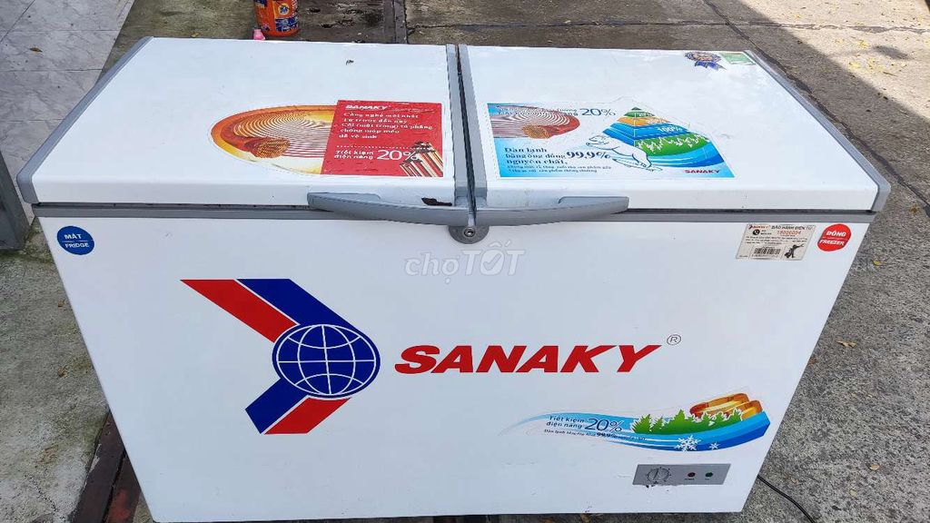 Tủ đông sanaky máy zin có bảo hành