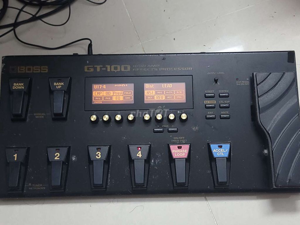 Bộ xử lý hiệu ứng Boss GT-100 Đen. Mua bán Nhạc cụ tại Quận Bình Thuỷ Cần Thơ được đăng bởi Dương Khiêm hình 1