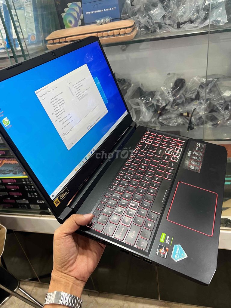 Nitro 5 Ryzen5 4600H/ 8gb / sd 512 / vga 1650 4gb. Mua bán Laptop tại Thành phố Tây Ninh Tây Ninh được đăng bởi Laptoptâyninh hình 1