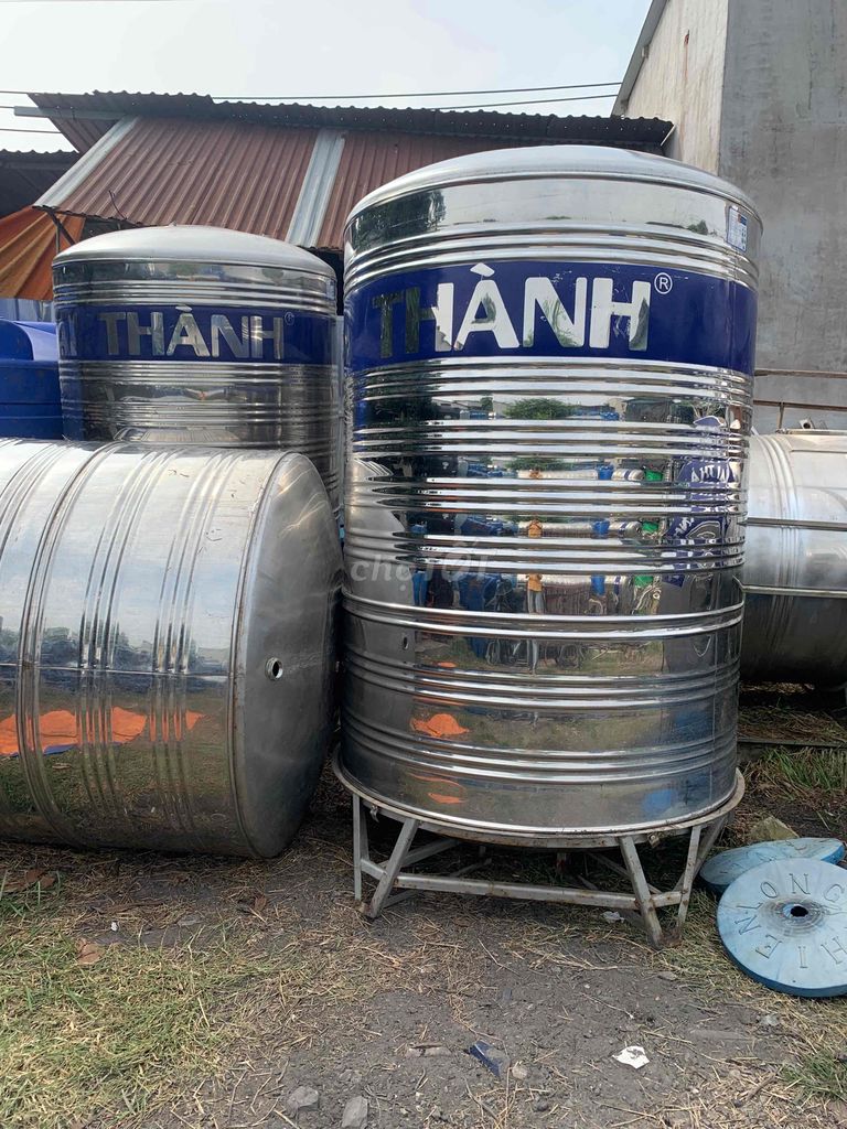 thanh lý bồn nước inox 3000L đứng giá rẻ