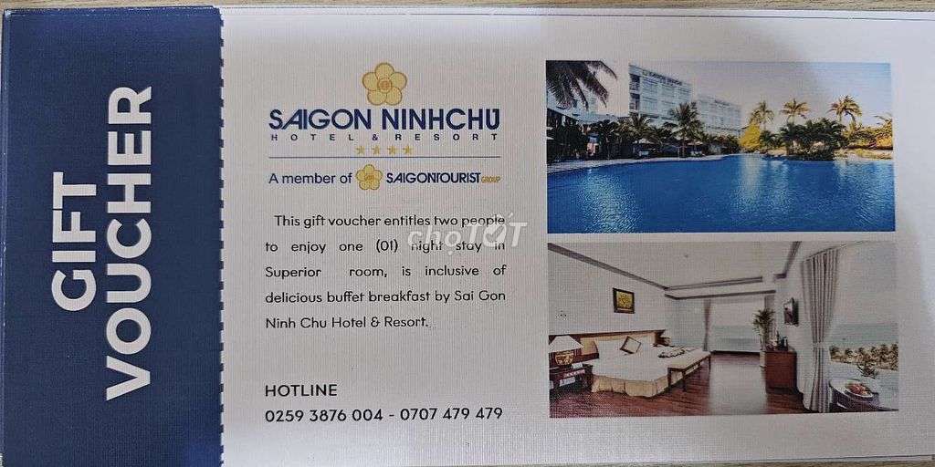 Voucher Rosort Saigon Ninh Chu 4 sao 2N1Đ. Du lịch tại Quận 3 Tp Hồ Chí Minh được đăng bởi LE LONG hình 1