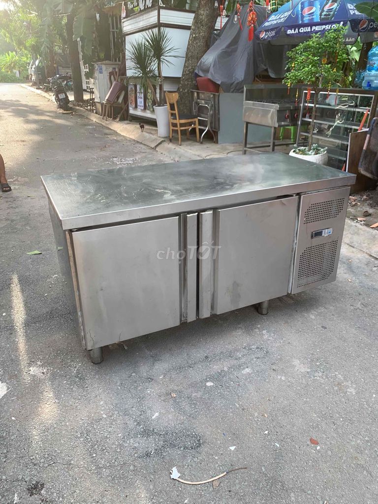 Bàn mát Inox 1m5 Bạc. Mua bán Tủ lạnh tại Huyện Bình Chánh Tp Hồ Chí Minh được đăng bởi Đồ Củ Đức Hiền hình 1