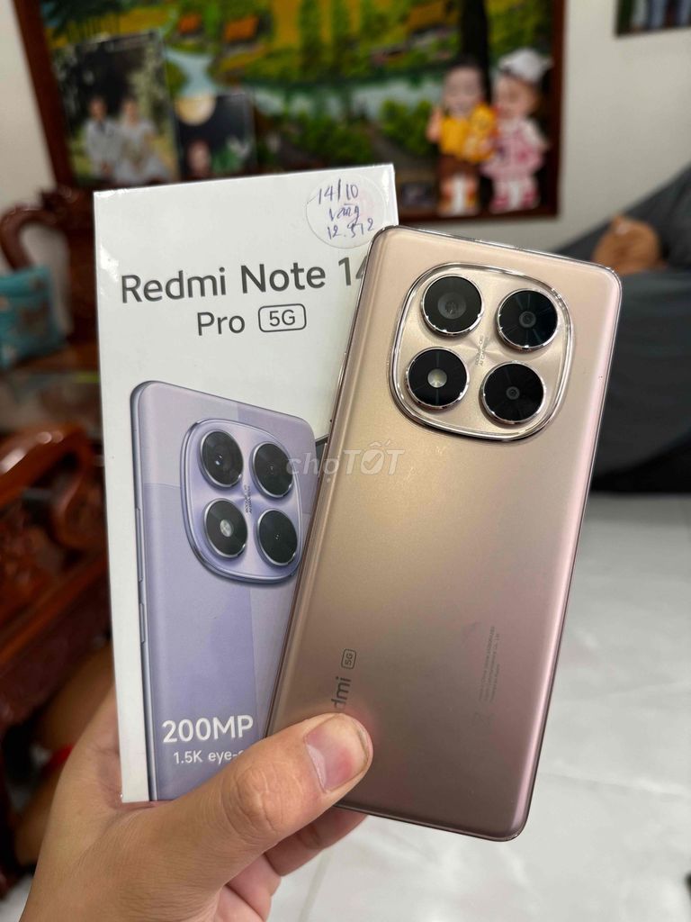 Redmi Note 14 Pro 5G 512Gb bh 6/2027. Mua bán Điện thoại tại Thành phố Dĩ An Bình Dương được đăng bởi Duy Hùng 99 hình 1